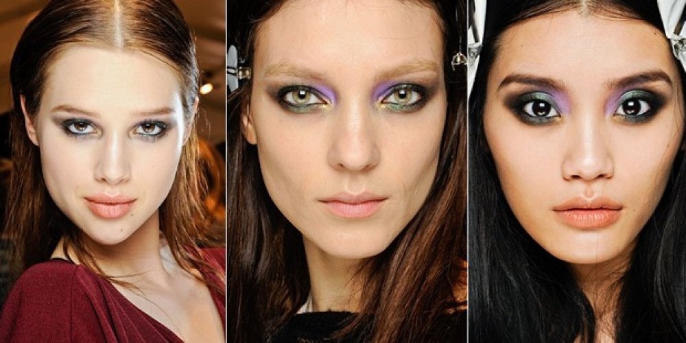 Модные тенденции макияжа в январе 2013